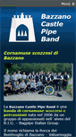 Mobile Screenshot of bazzanopipeband.it