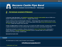 Tablet Screenshot of bazzanopipeband.it